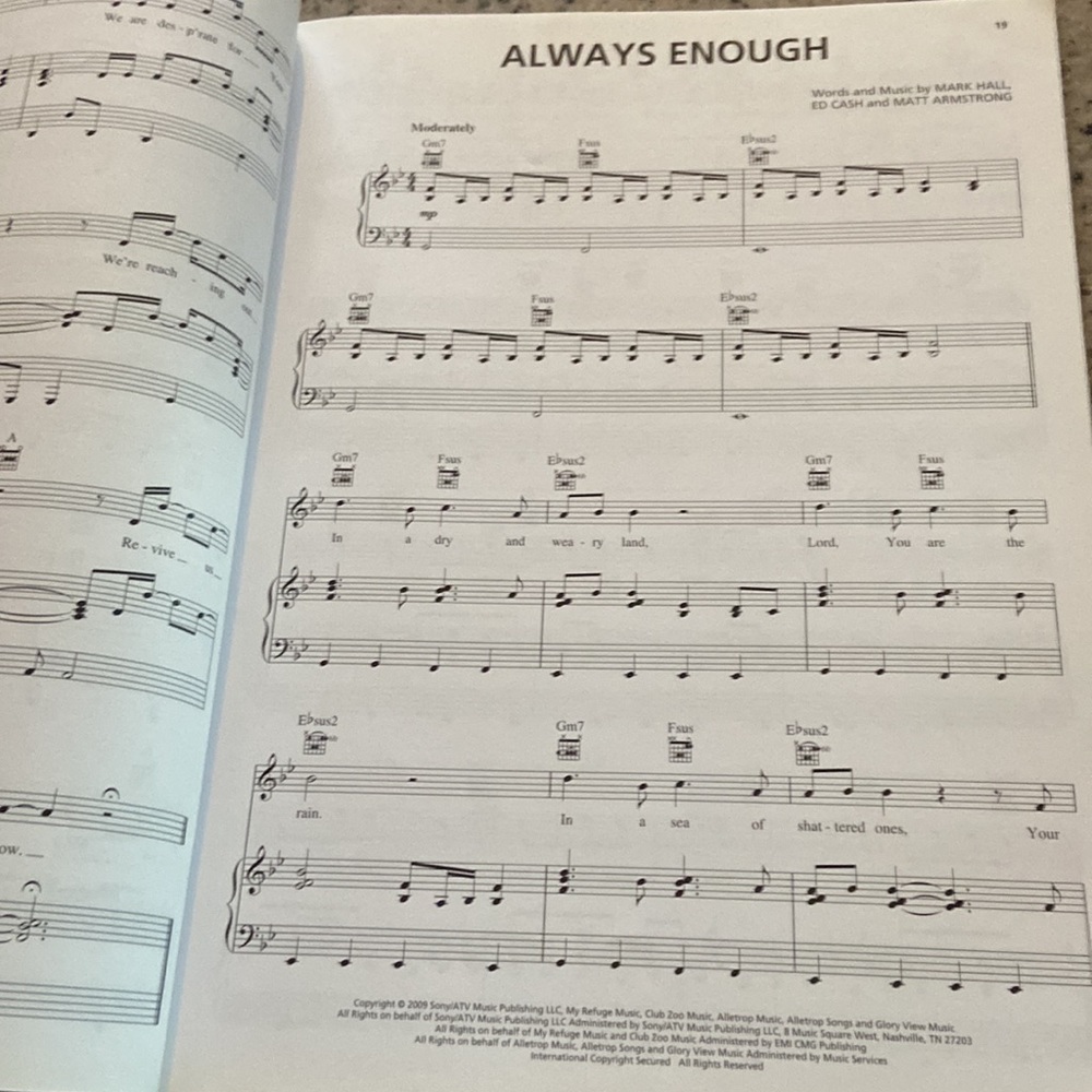 Casting Crowns Songbook Piano, Vocal Guitar - Picture 6 of 6